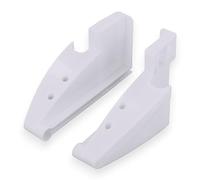 DL-pro Support droit et gauche compatible avec Liebherr 7433698 9193353 - Compartiment latéral pour bouteille - Compartiment latéral pour porte de porte - Porte-bouteilles - Réfrigérateur -