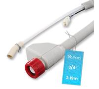 DL-pro Tuyau d'arrivée Aquastop 2,19 m pour Beko 1760360100 Whirlpool 481253029201 Tuyau Aquastop arrêt-eau pour lave-vaisselle DSN DDN DFN et machine à laver