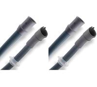 DL-pro Tuyau de vidange 21/26 mm Ø 2,2 m pour AEG Electrolux 140005633064 14000563305/6 140005633056 Tuyau d'évacuation pour lave-vaisselle (Lot de 2)