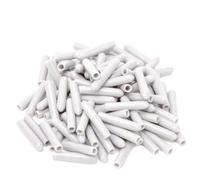 DL SERVICE Embouts de panier de lave-vaisselle universels, en silicone résistant pour protéger le panier, adaptés aux hautes températures, capuchon pour lave-vaisselle, lot de 50 (blanc)