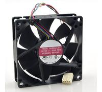 DL08025R12U 8025 8CM 12V 0.5A Fan, 4-Wire 4-Pin PWM Speed Regulation High Air Volume CPU Fan