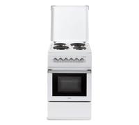 DL554EWP2 Cuisinière Electrique avec Four 4 Brûleurs 50 x 55 cm Blanc