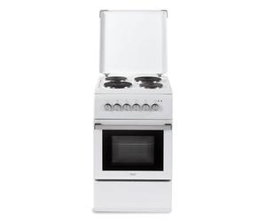 DL554EWP2 Cuisinière Electrique avec Four 4 Brûleurs 50 x 55 cm Blanc