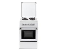 DL554EWP2 Cuisinière Electrique avec Four 4 Brûleurs 50 x 55 cm Blanc