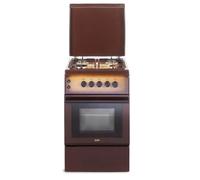 DL554GK2 Cuisinière à gaz avec four, 4 feux, 50 x 50 cm, couleur cuivre