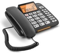 Dl580 Téléphone Filaire Noir [Version Française]