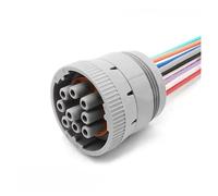 DLAHPJPT Connecteurs électriques automobiles 9 broches De*UTS* ch Connecteur électronique automatique R/OH/S Outil de diagnostic circulaire Gris Faisceau de câblage HD16-9-96S HD10-9-96P (9P femelle)