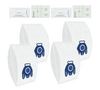 DLAIMI Lot de 10 sacs d'aspirateur compatibles avec Miele GN, 3D Efficiency GN Complete C3/C2, Classic C1, S400i-S456i, S8, S5, S2 Series, sacs d'aspirateur avec filtres de protection moteur et filtre