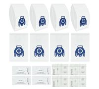 DLAIMI Lot de 10 sacs d'aspirateur compatibles avec Miele GN, 3D Efficiency GN Complete C3/C2, Classic C1, S400i-S456i, S8, S5, S2, sacs d'aspirateur avec filtres de protection moteur et filtre