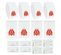 DLAIMI Lot de 8 sacs d'aspirateur compatibles avec Miele FJM, 3D Efficiency FJM Compact C1/C2, S241, S290, S300i, S500, S700, S4, S6, avec filtres de protection moteur et filtre AirClean