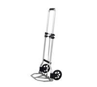 DlandHome Diable Polyvalent Chariot de Manutention Réglable et Léger avec Poignée Télescopique en Aluminium Charge Max. 80Kg