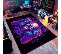 DLAYLQZG Tapis Gamer 3D Design Commande de Jeu - Revêtement de Sol Antidérapant avec Motif Style Arcade, Tapis de Bureau Ergonomique pour Setup Gaming Décoration Moderne (Coloré 2,100x120 cm)