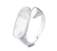 DLAZUM Bague d'ouverture élégante et délicate en Argent Sterling 925 pour Femme, Bague créative pour Index, Bijoux Chic, Cadeau pour Femme, Petite Amie, Fille, Amis