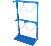 DLAZUM Support de Bouteille d'oxygène PP-Vic, Support de Bouteille en Acier avec chaîne de Protection - Organisateur de Bouteille pour Bouteilles de 40 litres, Support de boutei,L60cm(23 5/8