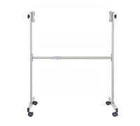 DLAZUM Support Mobile pour Tableau Blanc Roulant, Angle de Hauteur réglable, chevalet effaçable à Sec avec roulettes, pour Bureau, Salle de Classe, Maison