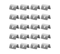 DLDIZM 20 Pièces de Clips de Déflecteur de Vent en Acier Inoxydable, Agrafes de Fixation Déflecteur d'Air de Pare-Brise Voiture, Clips de Déflecteur de Pluie Résistants Non-Perforants
