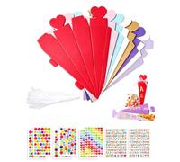 DLDIZM 24 PCS Cone à Bonbons DIY avec 8 Autocollants Lettres et Chiffres, Cornet Surprise Vide en Papier pour Remplir Bonbons Cadeaux, Sachet Bonbon Anniversaire Enfant