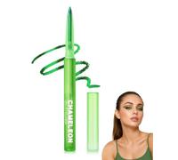 DLDIZM Crayon eye liner vert effet caméléon métallique, crayon yeux waterproof longue tenue haute pigmentation, eyeliner gel vert brillant pour maquillage femme