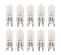 DLEDMOP 10 pièces ampoule G9 dépolie Q40/g9/230V 40w Ampoule halogène dépolie blanche chaude G9 Jcd type T4 Remplacement de projecteur, 40W