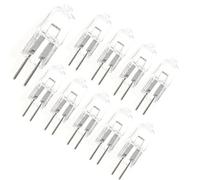 DLEDMOP 10pcs G4 Ampoule 12v 10W Ampoules halogènes G4 Bi-pin Ampoules lampe à capsule halogène clair Blanc chaud 2700k (10w)
