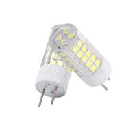 DLEDMOP 2PCS G8 LED Ampoule G8 Bi-pin Base AC 220V (ne peut pas être utilisé à basse tension 12V) Blanc chaud 2700K Non dimmable (10W / blanc chaud)