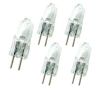 DLEDMOP Ampoule halogène G4 12V 10W Dimmable Clair JC Type Capsule Lampe pour l’éclairage l’armoire Sous les lumières l’armoire Lumières du capteur PIR (10W / 5PCS)