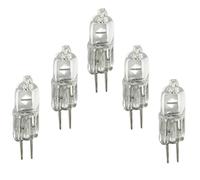 DLEDMOP Ampoules Halogènes Ampoule Halogène G4 6V, 5 Pièces, 10W 20W 25W 30W, Lampe À Deux Broches, Éclairage D'intérieur, Blanc Chaud 2900K,20W,5 Pièces
