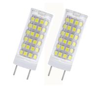 DLEDMOP Ampoules LED 9W G8 AC220V Base Bi-Pin Plafond Encastré Rondelle Ampoule LED Ampoule halogène de remplacement Angle de faisceau de 360 degrés (9W-2PCS / blanc chaud)