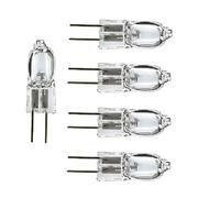 DLEDMOP Lampe Halogene Lumière D'instrument G4 6V 15W, Ampoule Halogène À Quartz À Deux Broches, Spectrophotomètre, Lampe De Microscope, Accessoire D'éclairage,5 Pièces