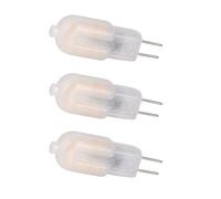 DLEDMOP Lampe LED Bulbs Ampoule LED G4, Équivalent 2W, Halogène 20W, Non Variable, Blanc Chaud 3000K, AC220V, Économie D'énergie, Sans Scintillement,Blanc Chaud,Coquille Blanche - 3PCS