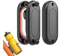 DLENP Lot de 2 supports de vélo pour Samsung SmartTag 2, étui universel SmartTag 2, étanche et caché, porte-bouteille, traqueur antivol, Android, noir
