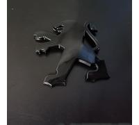 DLGJZS Auto Emblème pour Peugeot RCZ,pour Voiture Capot Insigne et Coffre Badge 3D Logo Car Décoration Styling Accessoire,L-Black