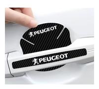 DLGJZS Auto Poignées Porte Protection Autocollant pour Peugeot 508 RXH 2011-2018,Film Cuvette Porte Voiture Anti Rayures avec Auto Logo Emblème Styling Accessoire