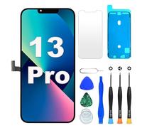 DlGl4U Écran pour iPhone 13 Pro LCD, 6,1" 3D Touch True Tone Face ID écran pour iPhone 13 Pro Display Digitizer Kit de réparation
