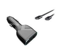 DLH Adaptateur d'alimentation pour voiture - 60W - USB-C