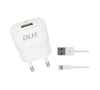 DLH Adaptateur Energy - 5 W - Pour Téléphone portable, Smartphone, iPod, iPhone - 1 A Sortie