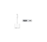 DLH Adaptateur Lightning vers HDMI - 10.5 cm - blanc - pour Apple