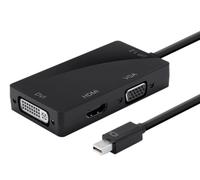 DLH Adaptateur mini DisplayPort vers HDMI / DVI / VGA