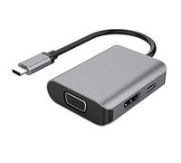 DLH Adaptateur USB-C vers HDMI ou VGA