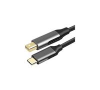 DLH - Câble adaptateur - 24 pin USB-C (M) pour Mini DisplayPort (M) - 1.8 m - support pour 4K60Hz - noir