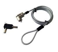 DLH Cable de securite antivol a cle pour Microsoft Surface Pro et Surface Go, 1,8 m, Clé, Noir, Gris DY-CS4114