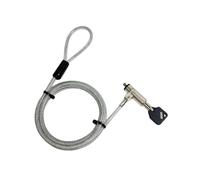 DLH Câble de sécurité antivol Noble Lock Wedge à clé 1,8 m Argent pour Dell DY-CS4112