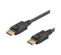 DLH - Câble DisplayPort - DisplayPort (M) pour DisplayPort (M) - DisplayPort 1.2 - 2 m - support pour 4K60Hz - noir