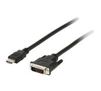 DLH Cable HDMI male - DVI-D male 1.8m noir