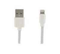 DLH Energy Câble Lightning/USB DY-TU1904WG - 1 m - pour iPhone, iPad, iPod et smartphone