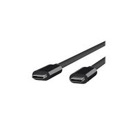 DLH - Câble USB - 24 pin USB-C (M) pour 24 pin USB-C (M) - USB 3.2 Gen 2x2 - 5 A - 1 m - Alimentation USB (100 W) - noir