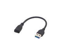 DLH - Câble USB - USB type A (M) pour 24 pin USB-C (F) - 3 A - 20 cm