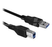 DLH - câble USB - USB type A pour USB Type B - 1 m