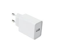 DLH Chargeur Secteur DY-AU4740W - 1 Port USB 2.0, 5V/2.4A (12W), pour Smartphone & Tablette - Blanc - 83x38x25mm, 50g