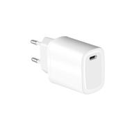 DLH Chargeur Secteur USB-C 20W Power Delivery DY-AU4618W : 1 Port USB-C, Adaptive Fast Charging, 100-240V, Compatible Smartphones & Tablettes